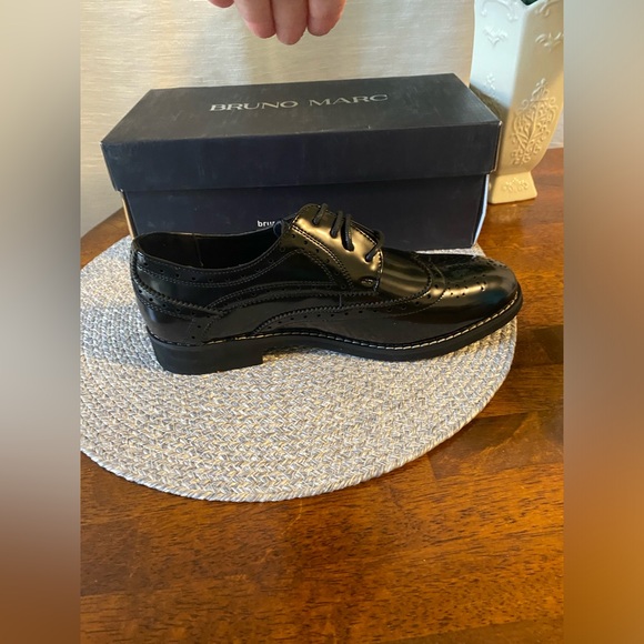 NWOT/SHOES – BRUNO MARC black shoes, size 8 - Picture 5 of 6